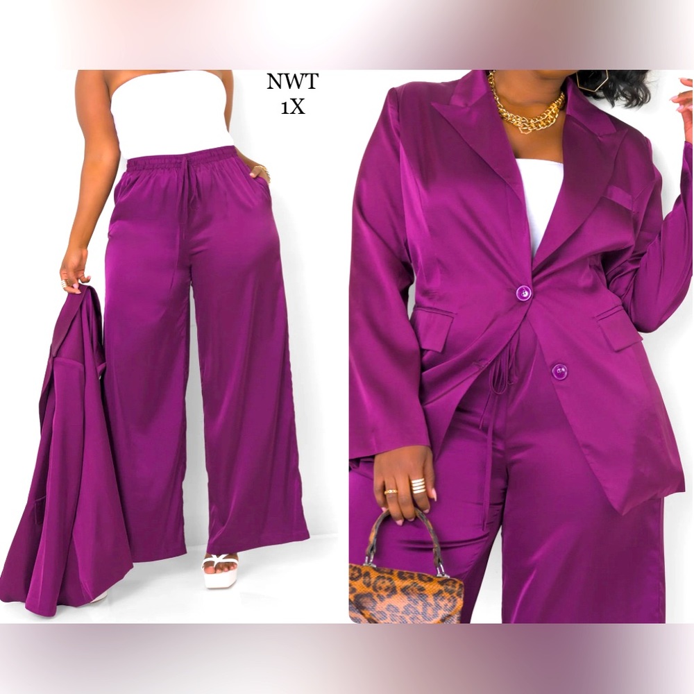Reb Dolls Satin Pants Suit